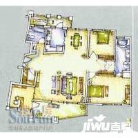 阳光欧洲城四期3室2厅2卫153㎡户型图