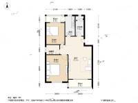 汇龙花苑(闵行)2室2厅1卫99.4㎡户型图