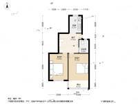 杨家桥小区(普陀)2室1厅1卫70.5㎡户型图