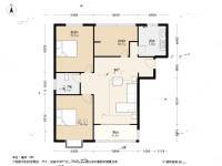 阳光翠庭3室2厅1卫117.2㎡户型图