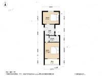 汇成四村2室1厅1卫50㎡户型图