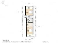 汇成四村2室1厅1卫64.5㎡户型图