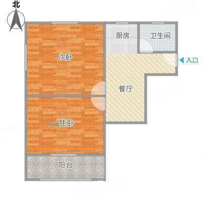 田林三村2室0厅0卫76㎡户型图