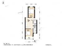 华泾五村2室1厅1卫65.2㎡户型图