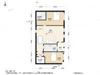 梧桐花园2室2厅2卫106.8㎡户型图