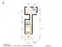 长青坊2室0厅1卫42.4㎡户型图