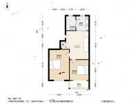 楼园小区2室2厅1卫78.4㎡户型图