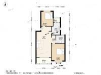 泰宸苑2室2厅1卫87.6㎡户型图