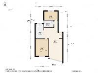 泰宸苑2室1厅1卫85.5㎡户型图