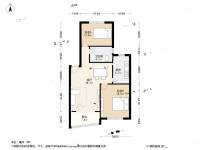 泰宸苑2室2厅1卫80.3㎡户型图