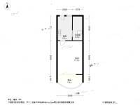 瑞雪大楼1室1厅1卫39.1㎡户型图