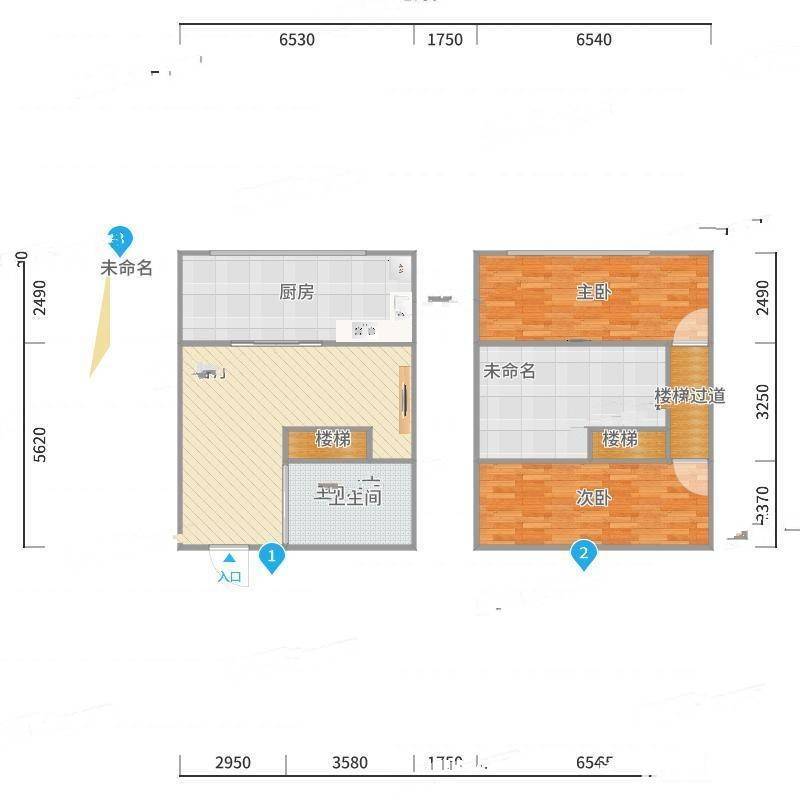 龙麒苑2室0厅0卫132㎡户型图