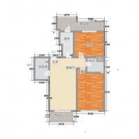 名人雅居沪贵苑2室0厅0卫130㎡户型图