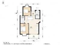 四季绿城2室2厅1卫93.6㎡户型图