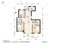 润和苑3室2厅2卫147.3㎡户型图