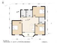 华骥苑3室2厅2卫110㎡户型图