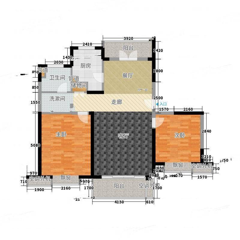 香杉园2室0厅0卫114㎡户型图