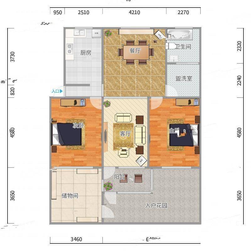 邮电新村2室0厅0卫153㎡户型图