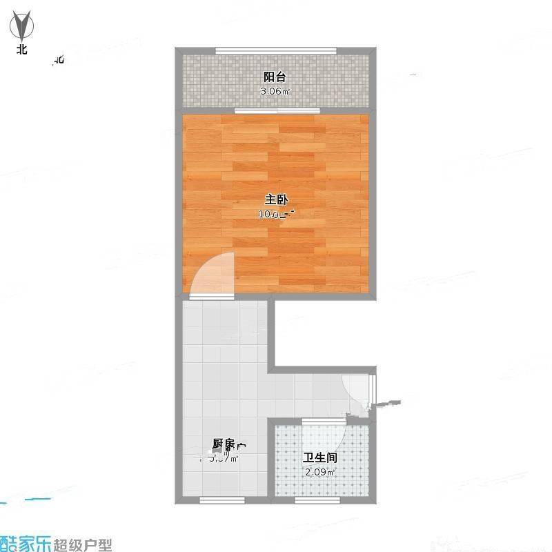 邮电新村1室0厅0卫31㎡户型图