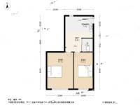 东五小区(虹口)2室1厅1卫68.6㎡户型图