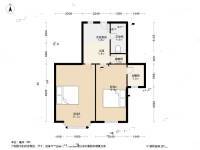 东五小区(虹口)2室1厅1卫70.6㎡户型图