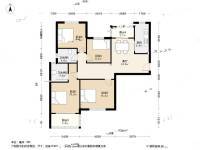 明园森林都市3室2厅2卫126.5㎡户型图