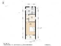 天义小区1室1厅1卫39.6㎡户型图