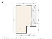 控江四村1室0厅1卫25.7㎡户型图