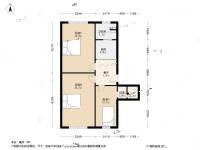 控江四村3室1厅1卫81.8㎡户型图