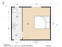 控江五村1室0厅1卫21.6㎡户型图