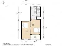 控江五村2室1厅1卫51.5㎡户型图