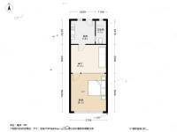 凤城三村1室1厅1卫47.6㎡户型图