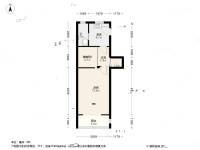 凤城三村1室1厅1卫40.4㎡户型图