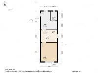 凤城三村1室1厅1卫40.8㎡户型图