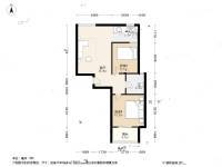 海派青城2室1厅1卫77.1㎡户型图