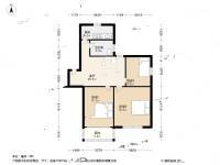 阳光苑(静唐路)3室1厅1卫82.4㎡户型图
