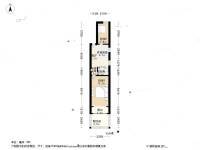 阳光苑(静唐路)2室1厅1卫61.8㎡户型图