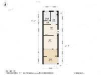 丰庄二村1室1厅1卫47.8㎡户型图