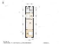 丰庄二村1室1厅1卫47.1㎡户型图