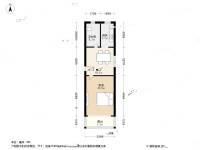 嘉德坊1室1厅1卫53.5㎡户型图