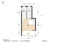 泗塘一村1室0厅0卫26.7㎡户型图