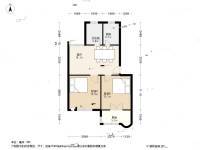 金华新村(青浦)2室1厅1卫70㎡户型图