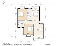 绿洲花园2室2厅1卫94.9㎡户型图