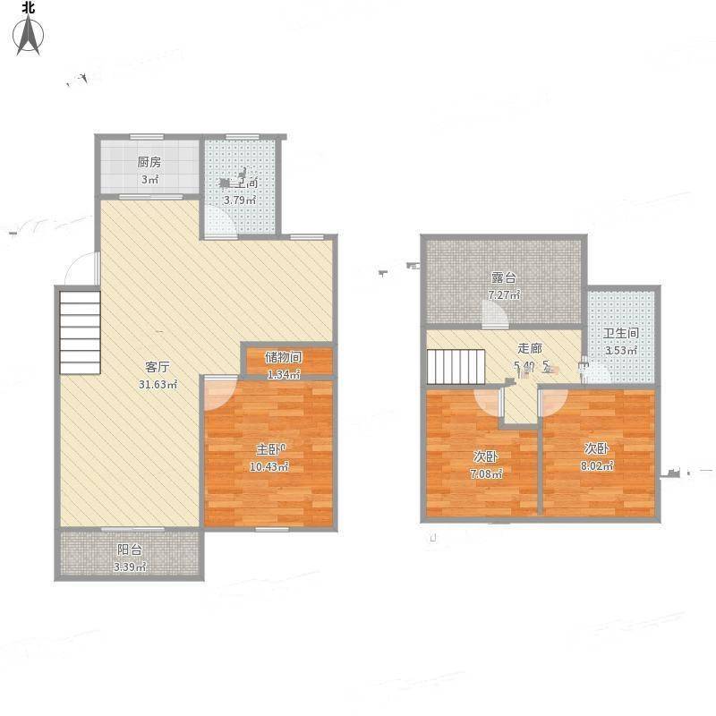 共富鑫鑫花园3室0厅0卫116㎡户型图