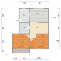 复星花园二期2室0厅0卫98㎡户型图