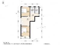 桃园新村(宝山)2室1厅1卫54㎡户型图