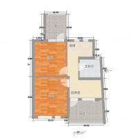 崇明新城明珠花苑2室0厅0卫144㎡户型图