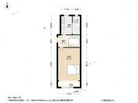 宜川三村1室1厅1卫49.6㎡户型图