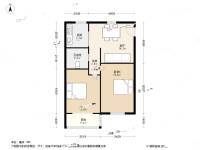 花苑新村2室1厅1卫75.9㎡户型图