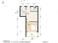 南泉苑1室1厅1卫42.1㎡户型图